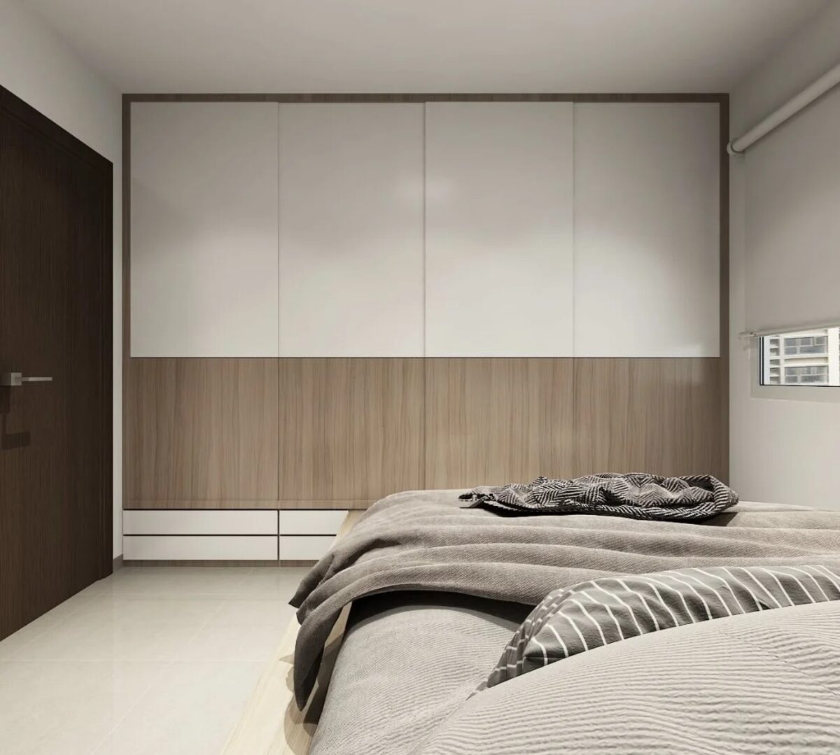 Hotel Inspired Minimalist interior by Aura Design & Co.
