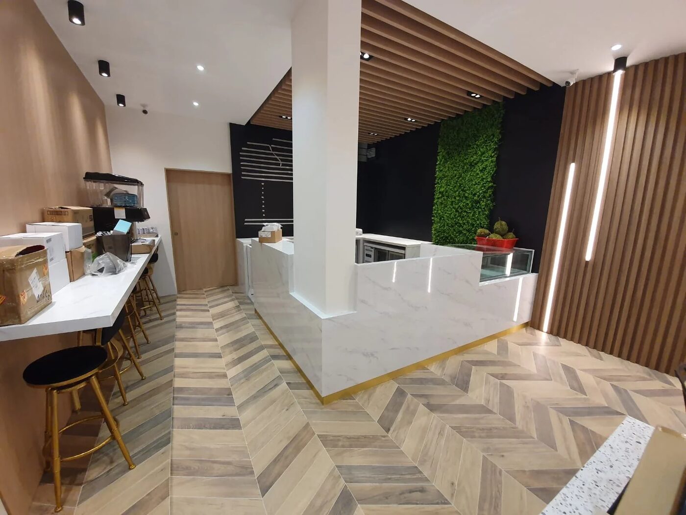 Commercial renovation by Aura Design & Co.