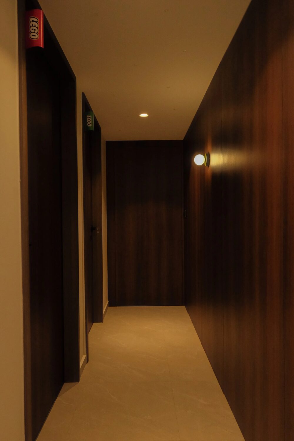 Walnut corridor, Aura Design & Co. Singapore